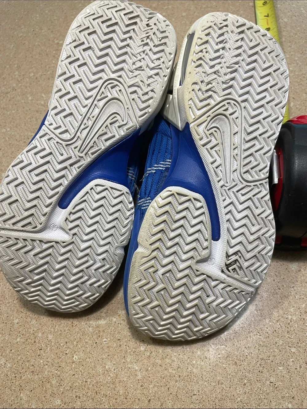 Nike Lebron Witness Kids Blue and White Athletic Sneakers